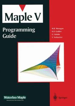 Hardcover Maple V Programming Guide Book