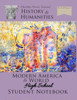 Paperback History & Humanities Modern America and World High School Student Notebook Book