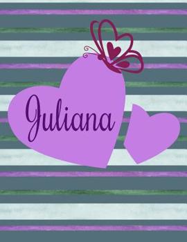 Paperback Juliana: Personalized Sudoku Activity Notebook - 100 Large Print Puzzles - Brain Logic Puzzle Book - Game Instructions and Answ Book