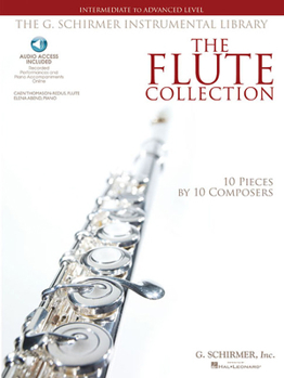 Paperback The Flute Collection - Intermediate to Advanced Level Book/Online Audio Book