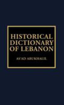 Hardcover Historical Dictionary of Lebanon Book