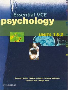 Paperback Essential Vce Psychology Units 1 and 2 Book