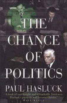 Paperback The chance of politics Book