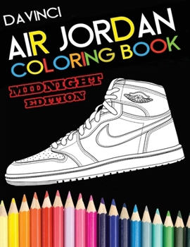 Paperback Air Jordan Coloring Book Midnight Edition Book