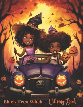 Paperback Black Teen Witch Coloring Book