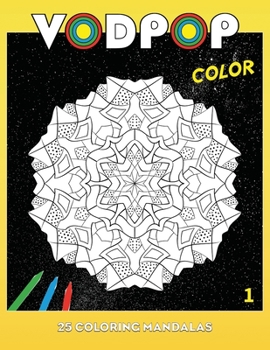 Paperback Vodpop Color 1: 25 coloring mandalas Book