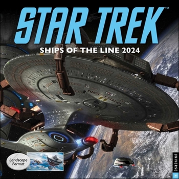 Calendar Star Trek: Ships of the Line 2024 Wall Calendar Book