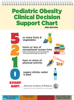Spiral-bound 5210 Pediatric Obesity Clinical Decision Support Chart Book