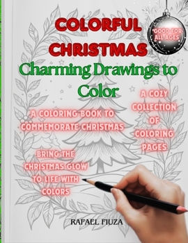 Paperback Colorful Christmas: Charming Drawings to Color Book