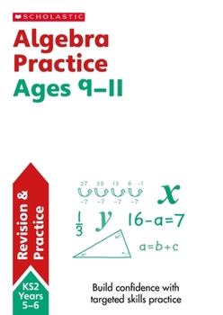 Paperback Algebra Ages 10-11 (SATs Made Simple) Book