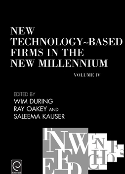 Hardcover New Technology-Based Firms in the New Millennium Book