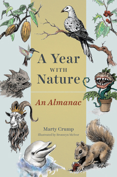 Hardcover A Year with Nature: An Almanac Book