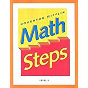 Paperback Houghton Mifflin Math Steps: Student Edition Level 3 2000 Book