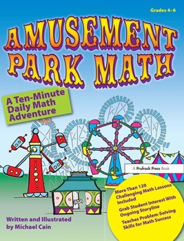 Paperback Amusement Park Math: A Ten-Minute Daily Math Adventure Book