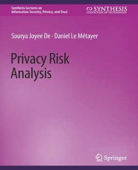 Paperback Privacy Risk Analysis Book