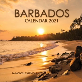 Paperback Barbados Calendar 2021: 16 Month Calendar Book