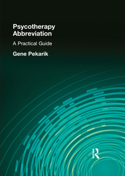 Paperback Psychotherapy Abbreviation Book