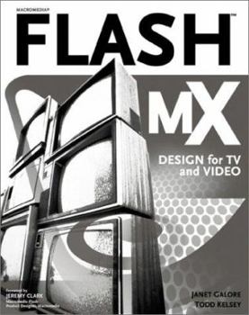 Paperback Flash MX Design for TV and Video Book