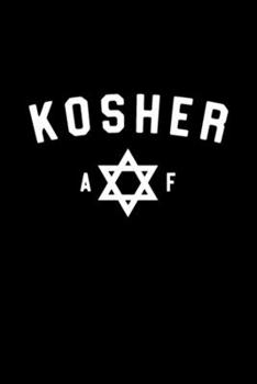 Paperback Kosher AF Notebook: Blank Lined Notebook Journal for Work, School, Office - 6x9 110 page Book