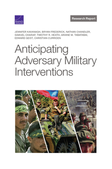 Paperback Anticipating Adversary Military Interventions Book