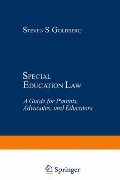 Paperback Special Education Law: A Guide for Parents, Advocates, and Educators Book