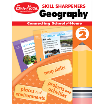 Paperback Skill Sharpeners: Geography, Grade 2 Book