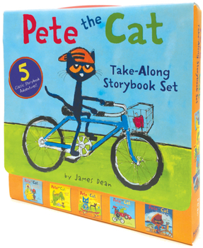 Paperback Pete the Cat Take-Along Storybook Set: 5-Book 8x8 Set Book
