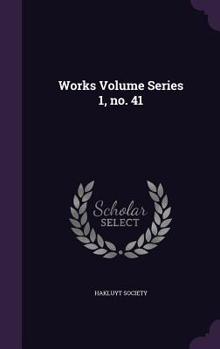 Hardcover Works Volume Series 1, no. 41 Book