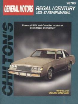 Paperback Buick Regal and Century, 1975-87 Regal/Century Book