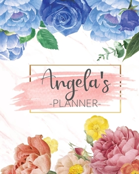 Angela's Planner: Monthly Planner 3 Years January - December 2020-2022 | Monthly View | Calendar Views Floral Cover - Sunday start