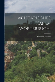 Paperback Militärisches Hand-Wörterbuch. [German] Book