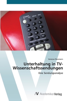 Paperback Unterhaltung in TV-Wissenschaftssendungen [German] Book