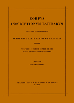 Paperback [Indicum Fasciculus Alter] [Latin] Book