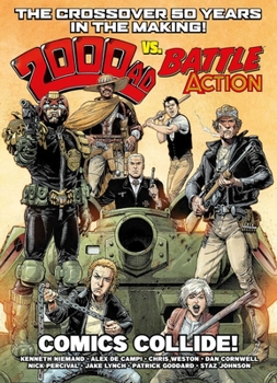Paperback 2000 AD Vs Battle Action: Comics Collide! Book