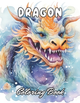 Paperback Dragon Coloring Book for Adults: Stress Relief And Relaxation Coloring Pages Book