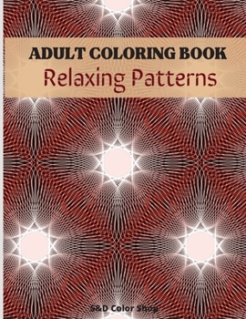 Paperback Adult Coloring Book Relaxing Pattern Book