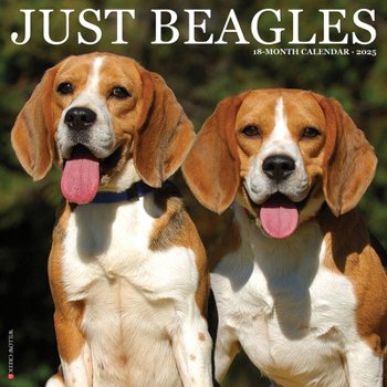 Calendar Just Beagles 2025 12 X 12 Wall Calendar Book