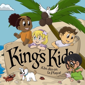 Paperback King's Kids: Un Dia En La Playa [Spanish] Book