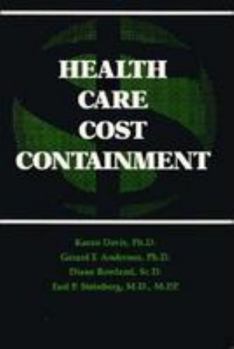 Paperback Health Care Cost Containment Book