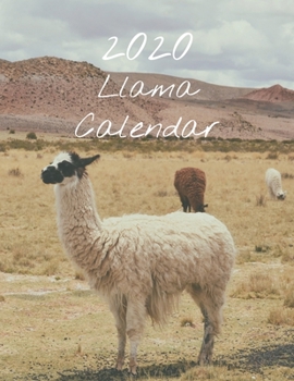2020 Llama Calendar: Monthly 2020 Llama Images Calendar With Large Image and Calendar Dates, Spaces to Record Income, Expenses, Important Dates, ... a Book or Pull out the Calendar Pages to Hang