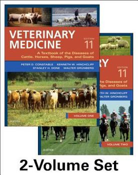 Hardcover Veterinary Medicine: A Textbook of the Diseases of Cattle, Horses, Sheep, Pigs and Goats - Two-Volume Set Book