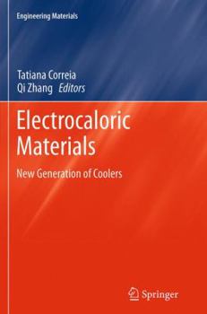 Paperback Electrocaloric Materials: New Generation of Coolers Book