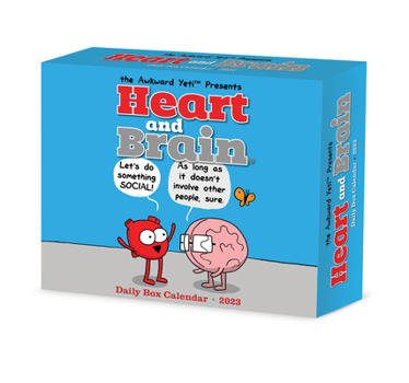 Calendar Heart & Brain by the Awkward Yeti 2023 Box Calendar Book