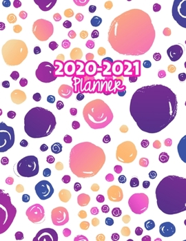 2020-2021 Planner: Two Year Calendar Organizer and Goal Journal | January 2020 - December 2021 Daily, Weekly and Monthly Planner Book with Back Sticker Expression Wall for 2 Years | Design Code 719915