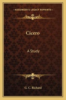 Paperback Cicero: A Study Book