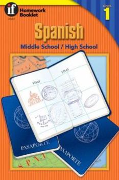 Paperback Spanish, Middle School/High School, Level 1 Book