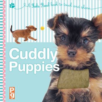Hardcover Feels Real - Cuddly Puppies Book