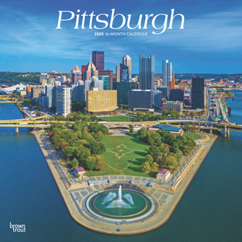 Calendar Pittsburgh 2025 12 X 24 Inch Monthly Square Wall Calendar Plastic-Free Book