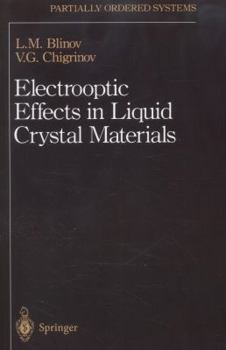 Paperback Electrooptic Effects in Liquid Crystal Materials Book