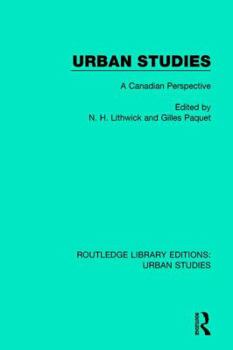 Paperback Urban Studies: A Canadian Perspective Book